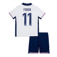England Phil Foden #11 Replica Home Minikit Euro 2024 Short Sleeve (+ pants)